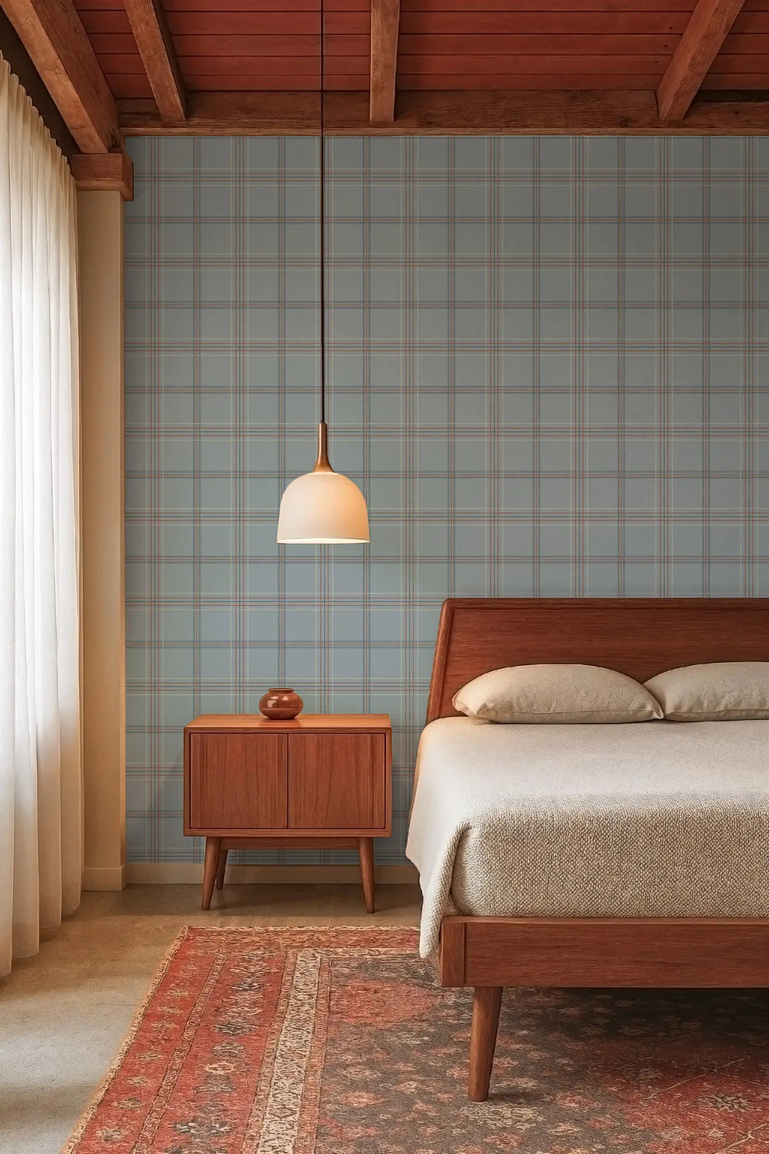 Tideway - Red White Gray Wallpaper