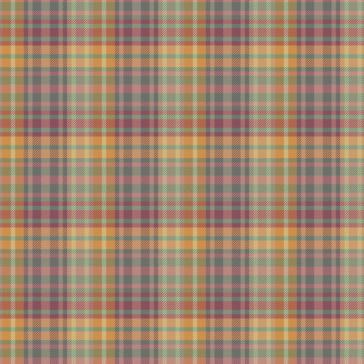 Sawyer Check - Harvest Madras Wallpaper