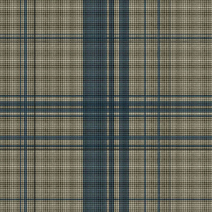 Gentlemans Pin Large - Lacquered Blues Wallpaper