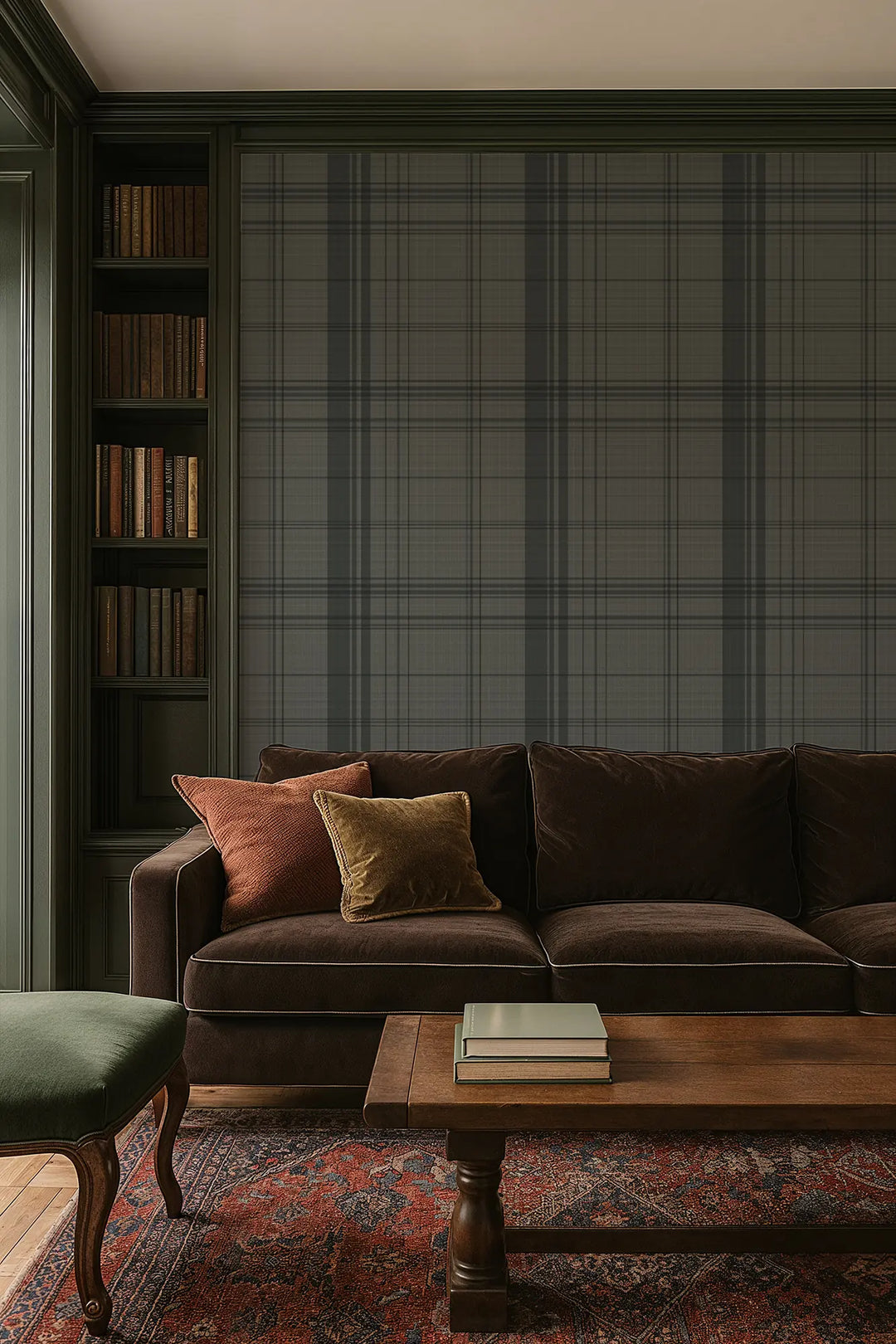 Gentlemans Pin Large - Stone Wallpaper