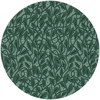 Between the Leaves - Walnut Wallpaper