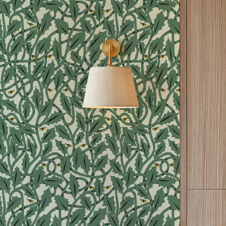 Between the Leaves - Eden Green Wallpaper