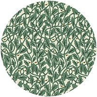 Between the Leaves - Walnut Wallpaper