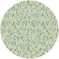 Between the Leaves - Walnut Wallpaper