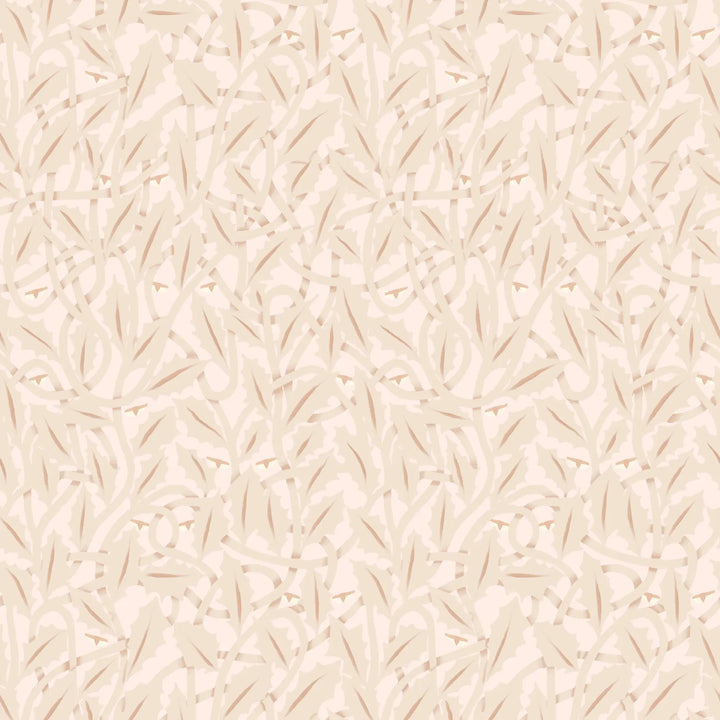 Between the Leaves - Sun-Bleached Peach Wallpaper