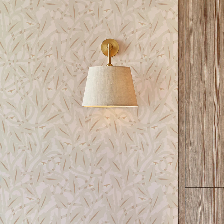 Between the Leaves - Sun-Bleached Peach Wallpaper