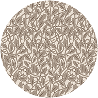 Between the Leaves - Walnut Wallpaper