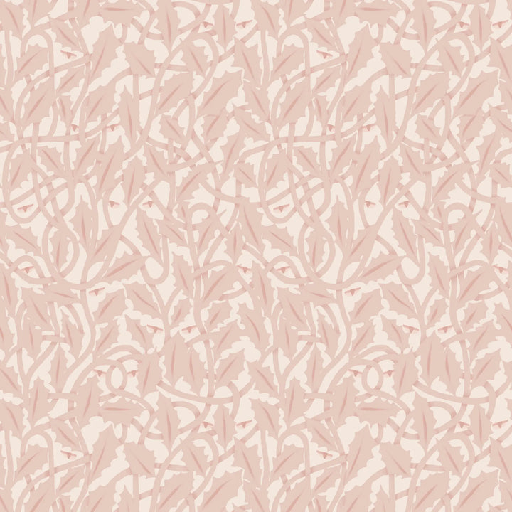 Between the Leaves - Warm Blush Wallpaper