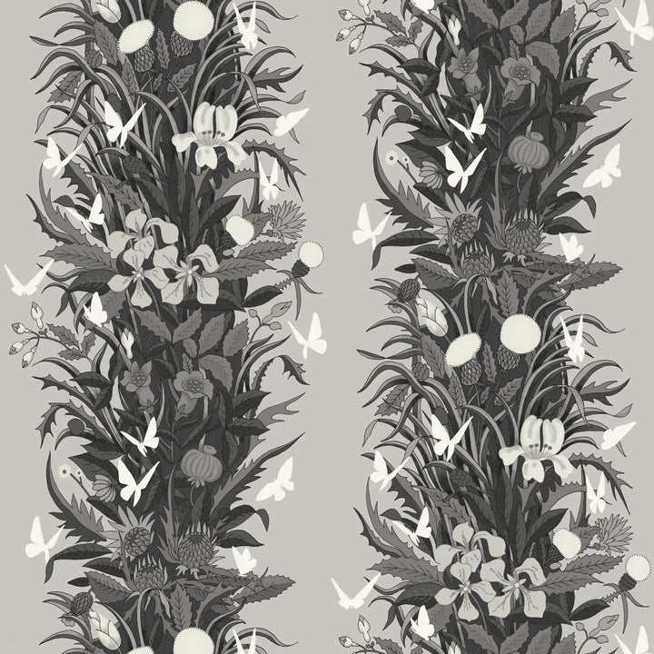 Paradise Bloom - Newsprint Wallpaper