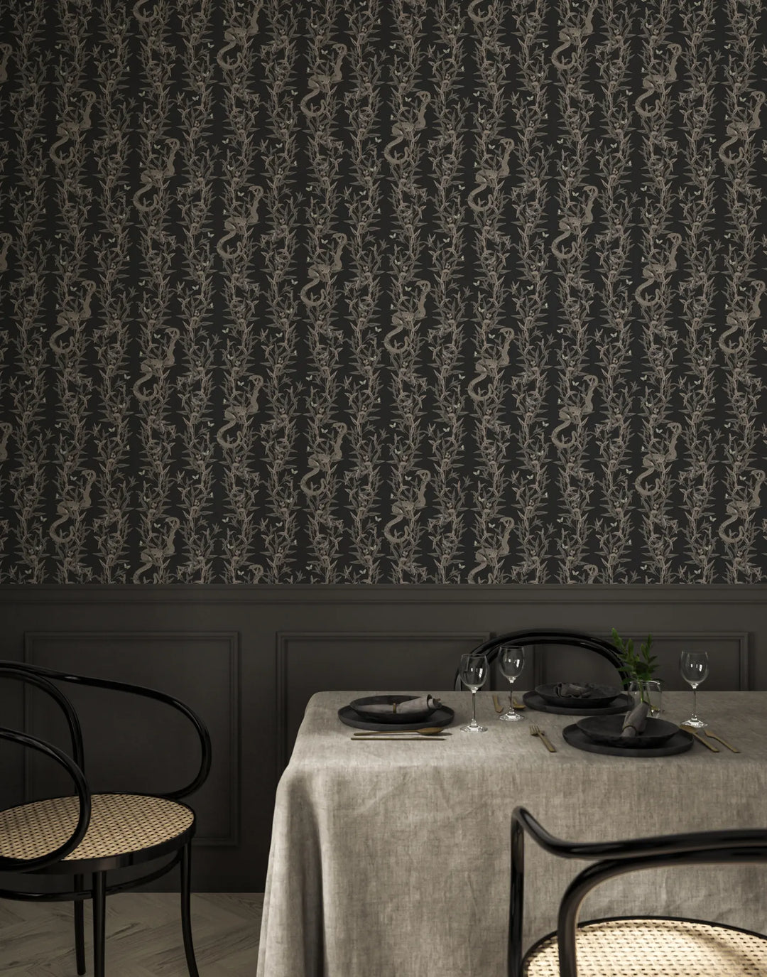 Stalking Vine - Fossil Night Wallpaper