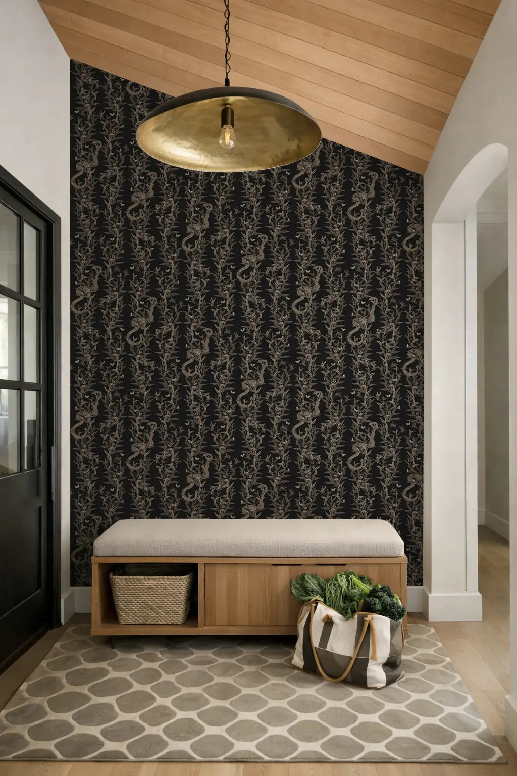 Stalking Vine - Fossil Night Wallpaper