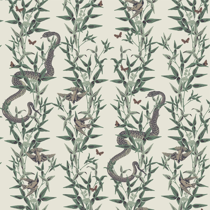 Stalking Vine - Soft Ivory Wallpaper