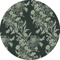 Wilding Toile - Burgundy Wallpaper