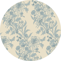 Wilding Toile - Burgundy Wallpaper
