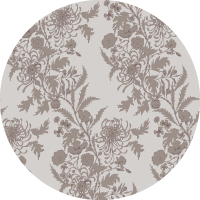 Wilding Toile - Burgundy Wallpaper