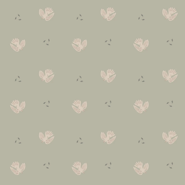 Aloft - Pale Eucalyptus Wallpaper