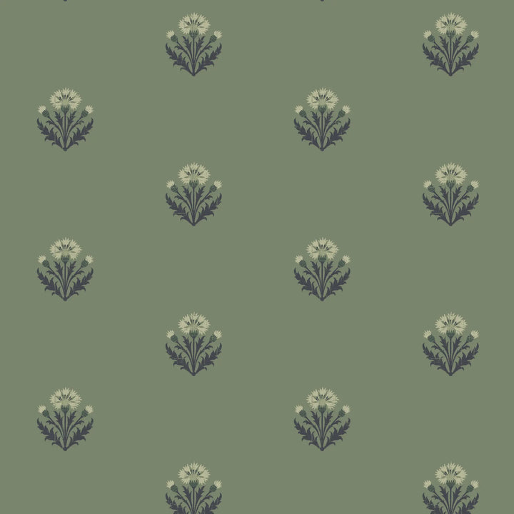 Cornflower - Eden Green Wallpaper