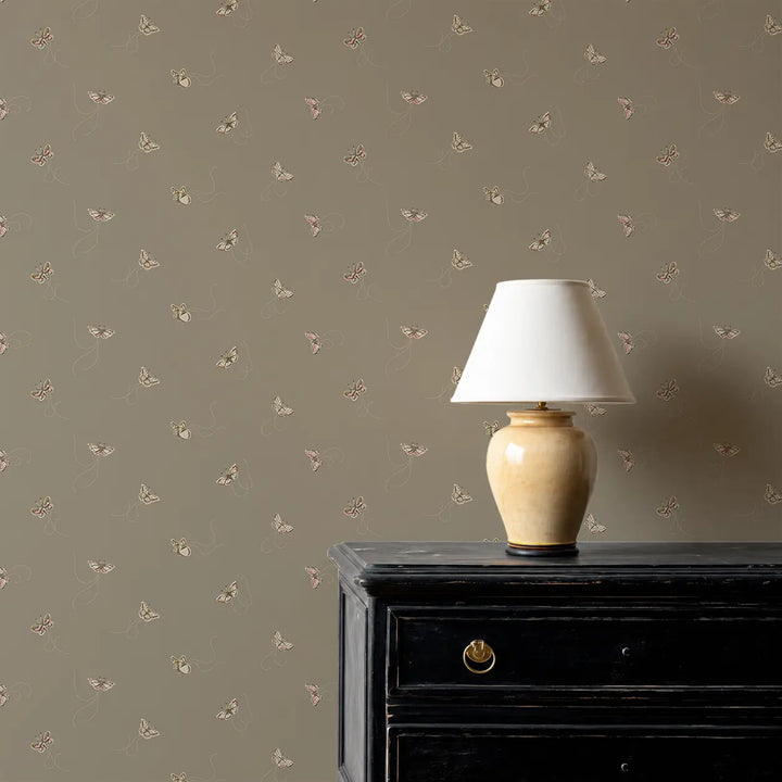 Flutter - Antique Taupe Wallpaper