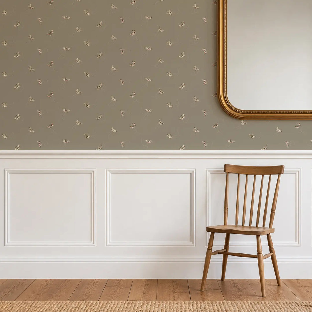 Flutter - Antique Taupe Wallpaper