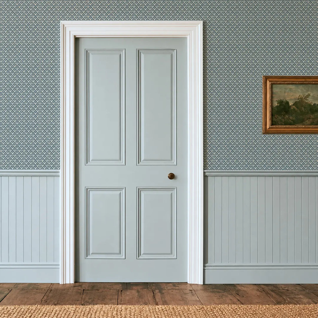 Hearth - Blue Glaze Wallpaper
