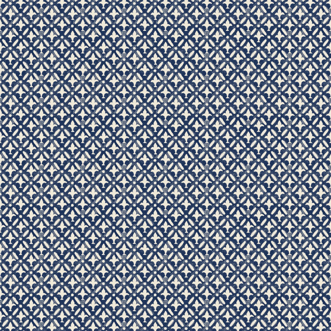 Hearth - Navy Wallpaper