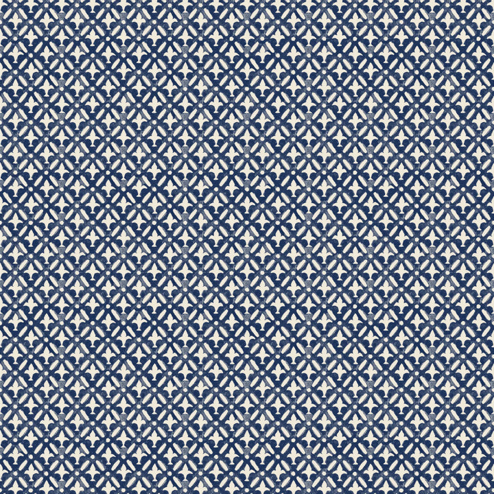 Hearth - Navy Wallpaper