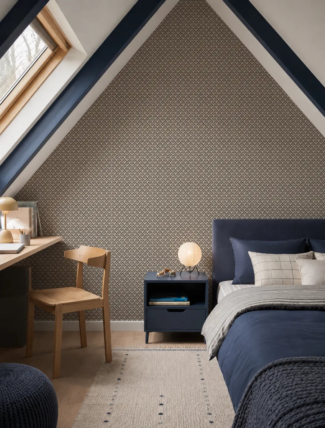 Hearth - Umber Wallpaper