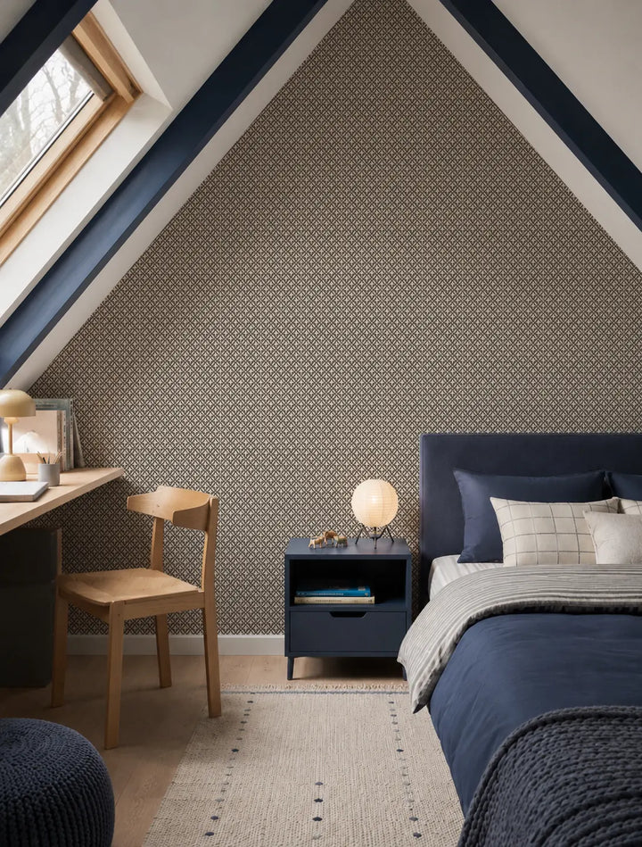 Hearth - Umber Wallpaper