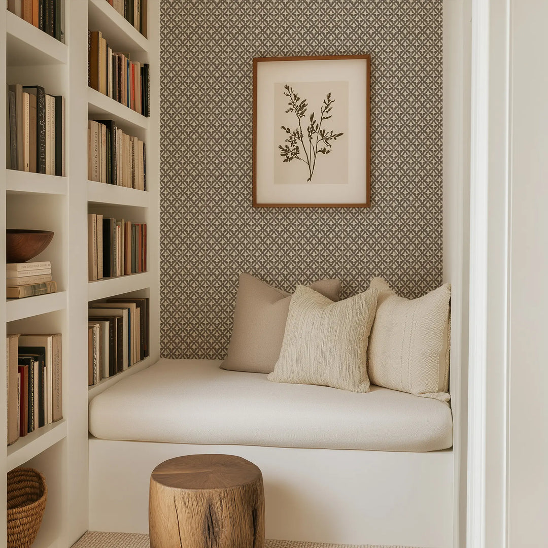 Hearth - Umber Wallpaper