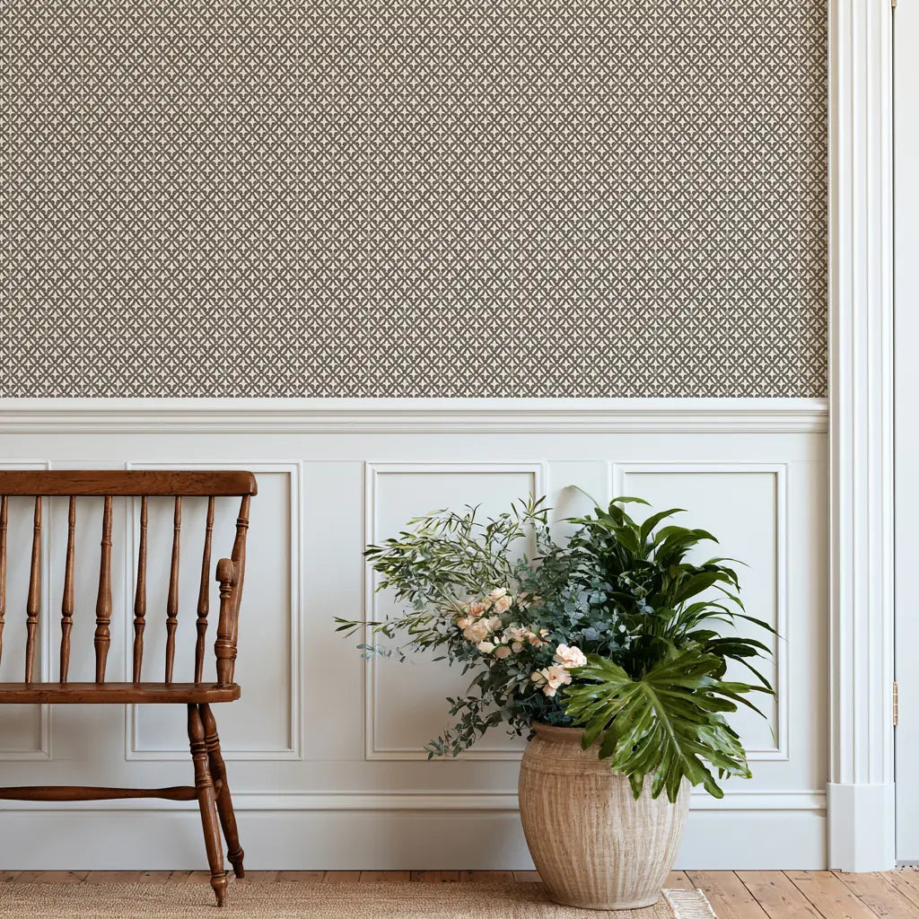 Hearth - Umber Wallpaper
