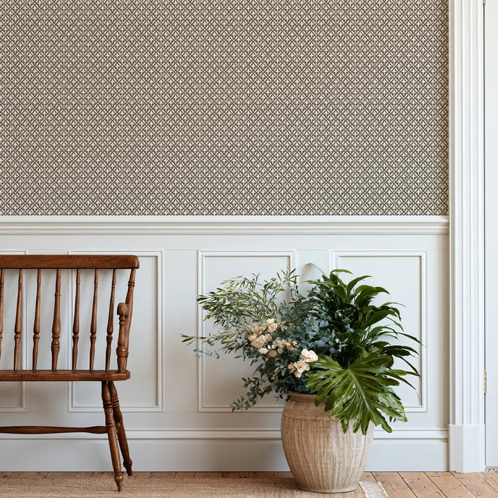 Hearth - Umber Wallpaper