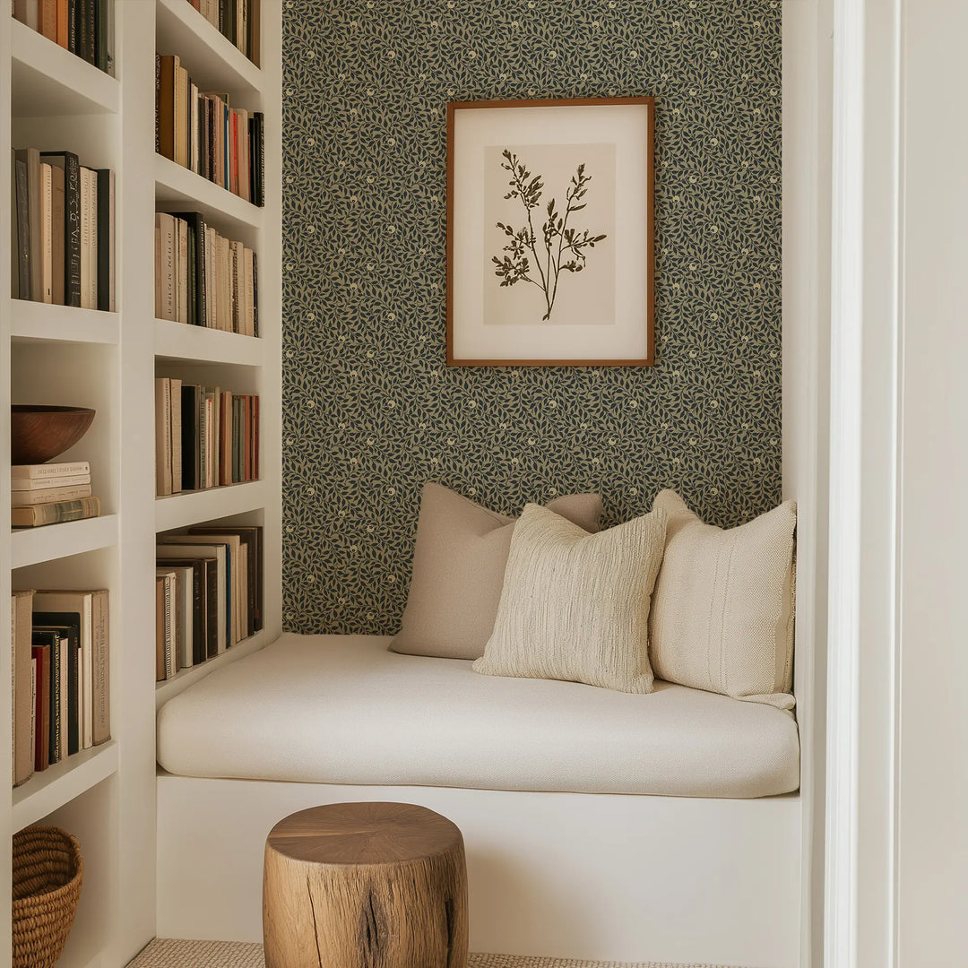 Hedgerow - Golden Sand Wallpaper