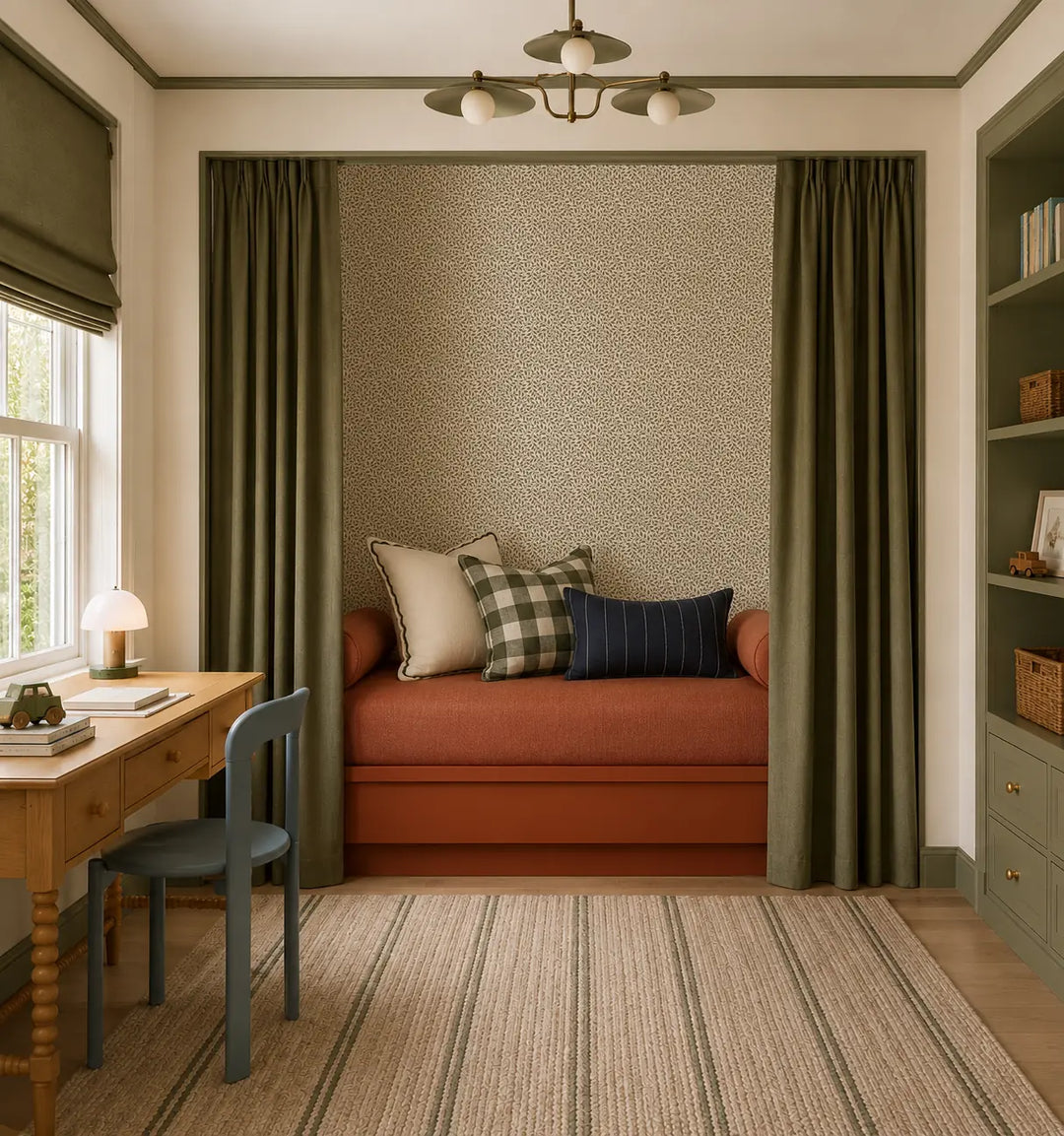 Hedgerow - Linen Wallpaper