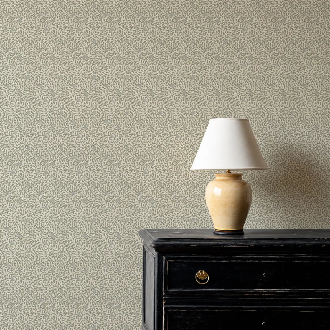 Hedgerow - Misty Green Wallpaper