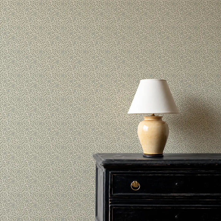 Hedgerow - Misty Green Wallpaper
