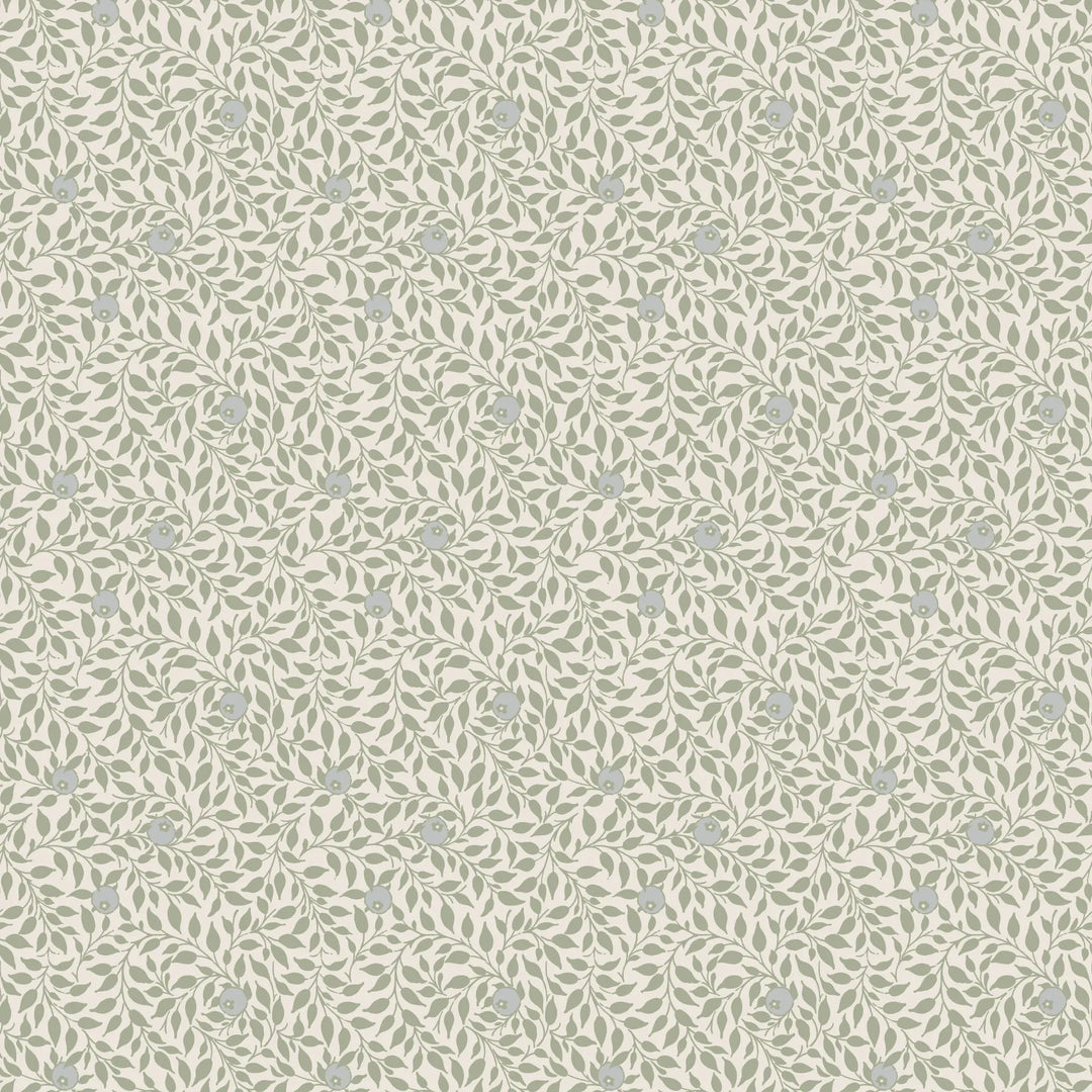 Hedgerow - Misty Green Wallpaper