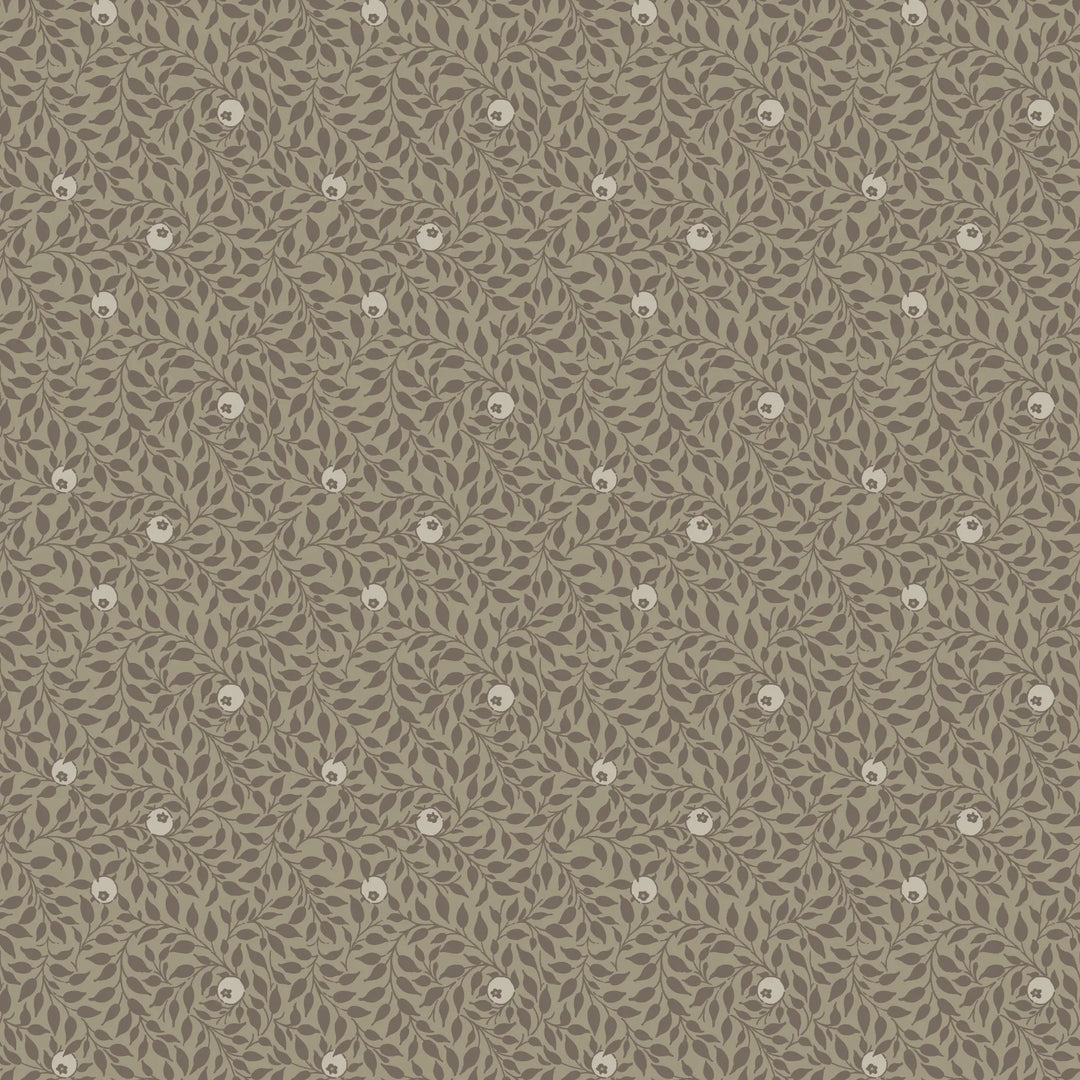 Hedgerow - Umber Wallpaper