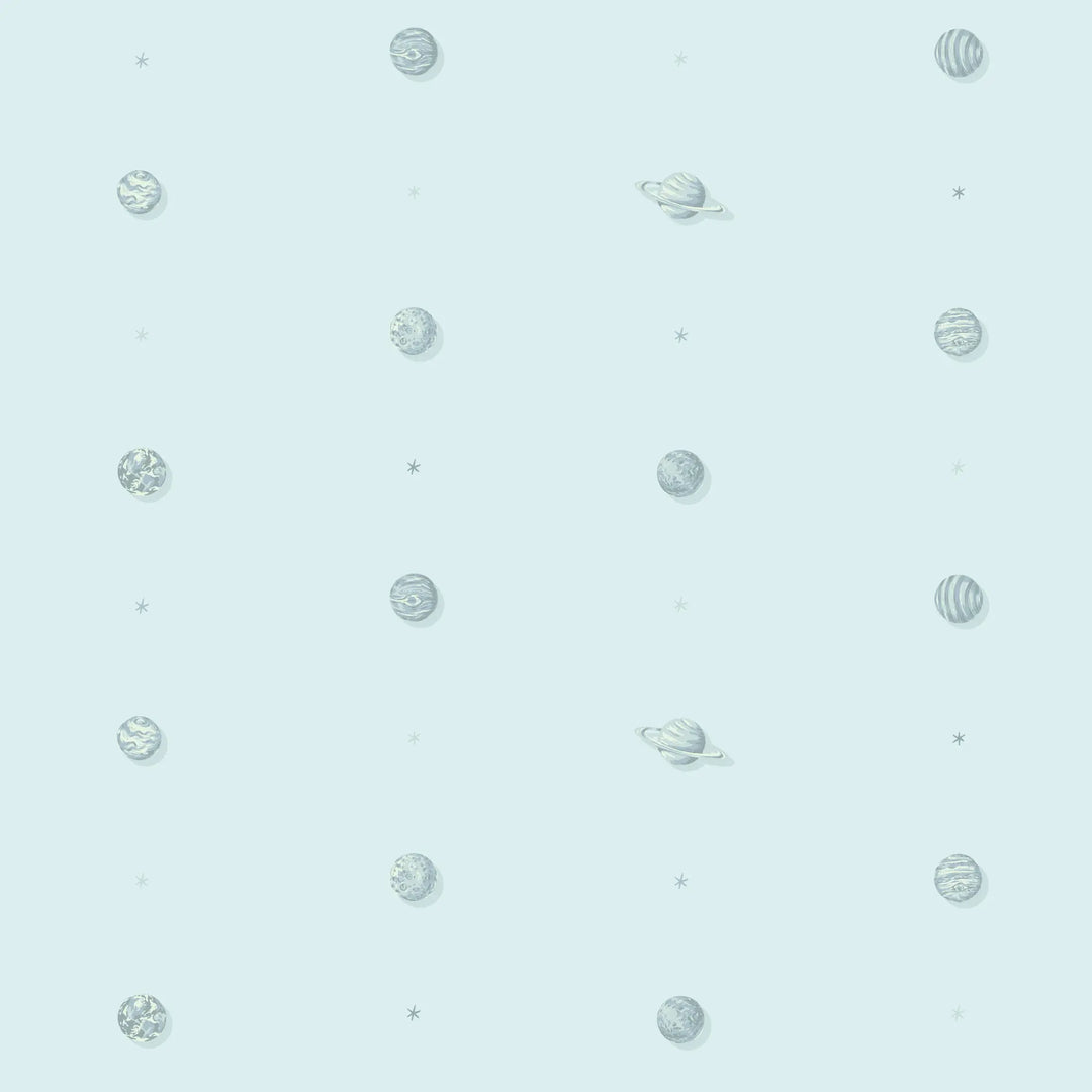 Planetarium - Ice Blue Wallpaper