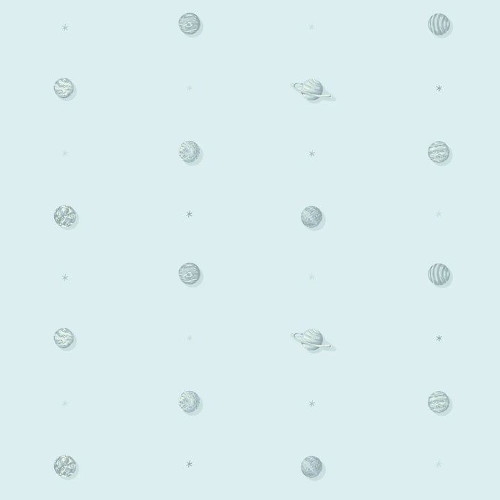 Planetarium - Ice Blue Wallpaper