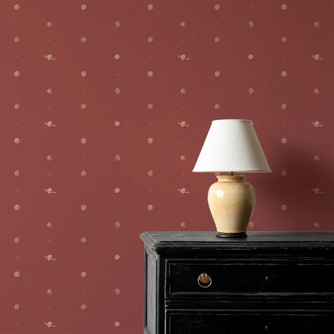 Planetarium - Tuscan Red Wallpaper
