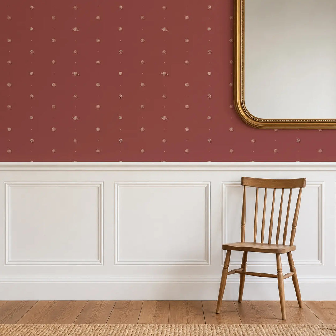 Planetarium - Tuscan Red Wallpaper