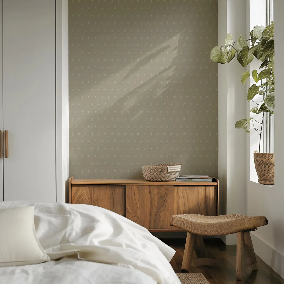 Posy - Antique Taupe Wallpaper