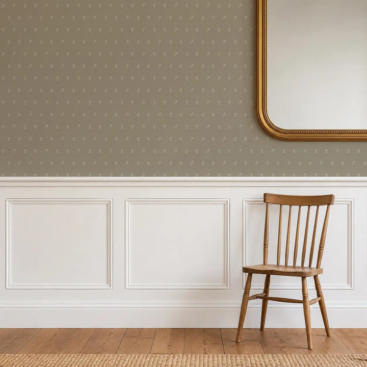 Posy - Antique Taupe Wallpaper