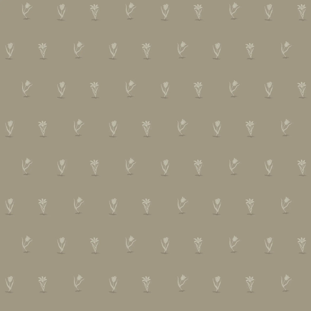 Posy - Antique Taupe Wallpaper