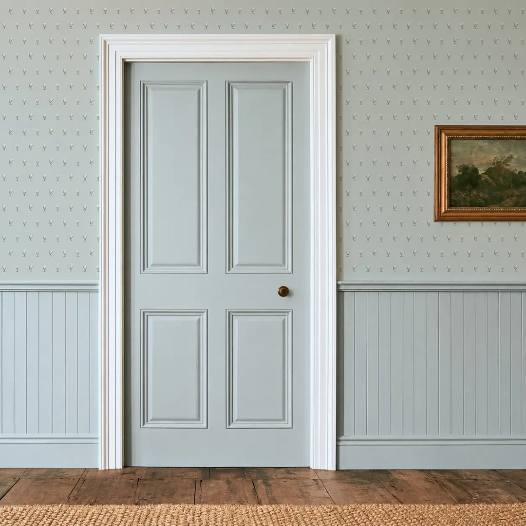 Posy - Powder Blue Wallpaper