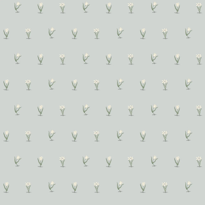 Posy - Powder Blue Wallpaper