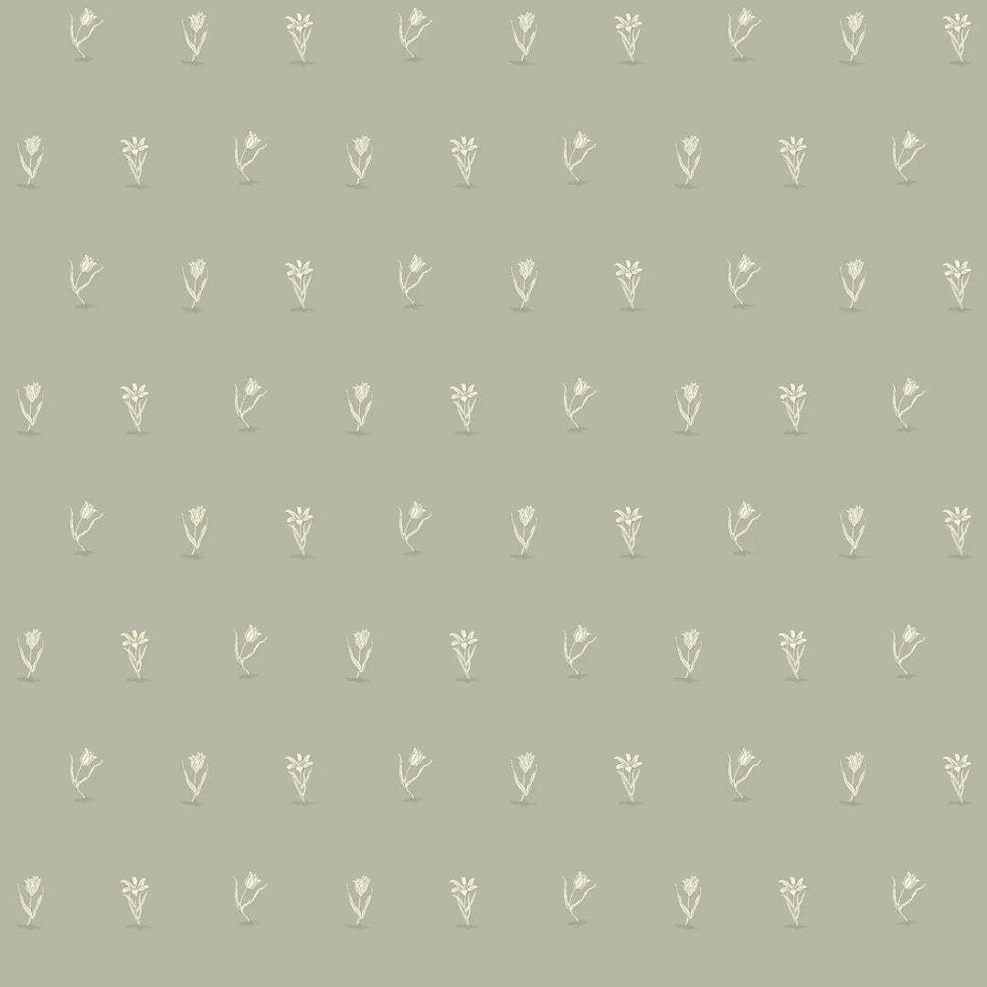 Posy - Sage Wallpaper