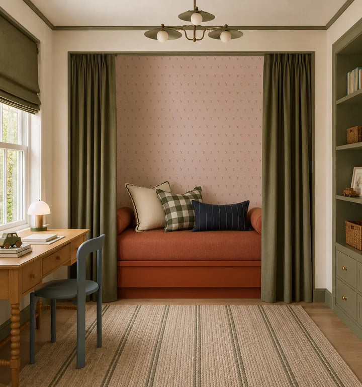 Posy - Sunbleached Pink Wallpaper