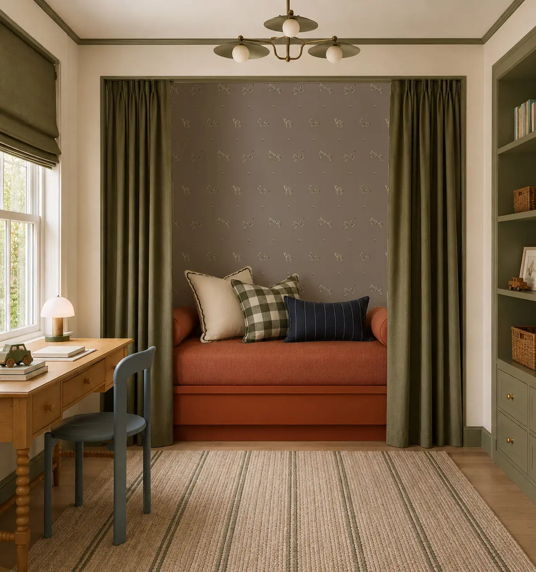 Safari - Earthen Brown Wallpaper