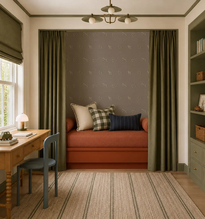 Safari - Earthen Brown Wallpaper